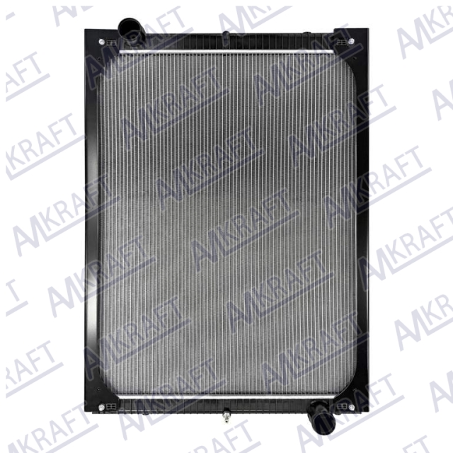 Радиатор охлаждения SHACMAN F2000/F3000 WP12 (375л.с.) алюм бачки (750-1100 мм)