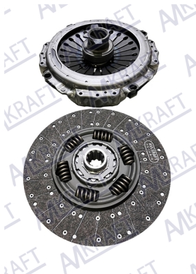Комплект сцепления MAN TGA 430мм корзина + выжимной + диск  3400700402