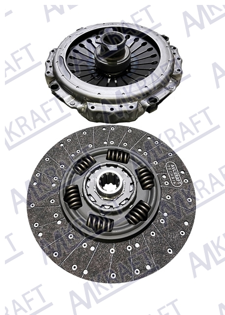 Комплект сцепления MAN TGA 430мм корзина + выжимной + диск  3400700402