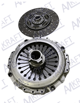 Комплект сцепления MAN TGA 430мм корзина + выжимной + диск  3400700459