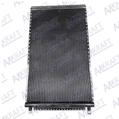 Радиатор кондиционера RC-U0231 16"х27"х26мм тип D вход резьба 3/4"-16UNF выход резьба 5/8"-18UNF O-Ring