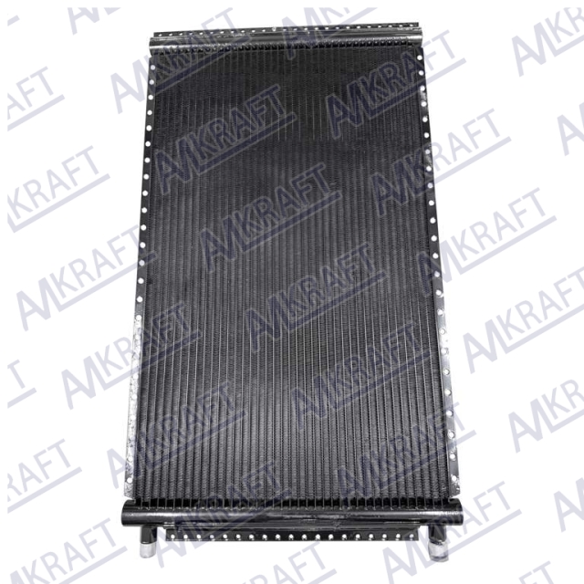 Радиатор кондиционера RC-U0231 16"х27"х26мм тип D вход резьба 3/4"-16UNF выход резьба 5/8"-18UNF O-Ring