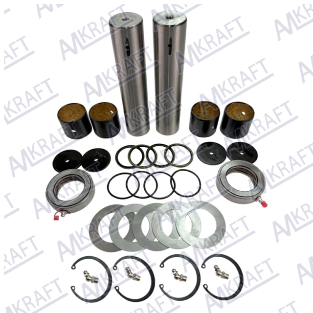 Ремкомплект шкворня SHACMAN в сборе на ось 7,5 т