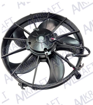 Вентилятор кондиционера 12" 305мм 24V 9A 240W 5лопаст косые