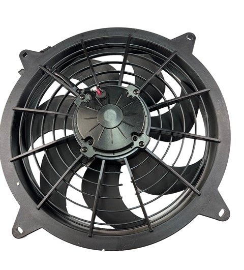 Вентилятор кондиционера 12" 305мм 24V 6A 160W 7лопаст косые