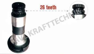Вал суппорта задний правый короткий 26z LRG623