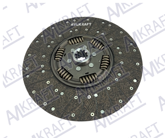 Диск сцепления ПАЗ 362GTZ 1 1/2'-10N  мотор ММЗ КПП ZF S5-43,МАЗ,ПАЗ  1878001501