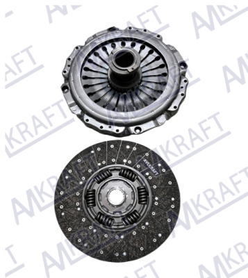 Комплект сцепления МВ/ACTROS/MFZ430/корзина+диск+выж.подш. 0212508601/0202508601/3400122801