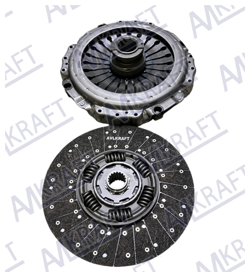 Комплект сцепления МВ  ACTROS  MFZ430 3400122801  корзина+диск+выж.подш. 3400700446