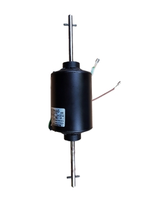 Мотор на печку двухштоковой 24V 8A 190W  76x317x8мм длинный